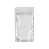 Image d'un sachet Doypack® transparent en complexe PET/PE, parfait pour mettre en valeur le contenu. Le sachet offre une excellente protection contre l'humidité et conserve la fraîcheur des aliments. Sa base stable permet une présentation verticale attrayante sur les rayons.