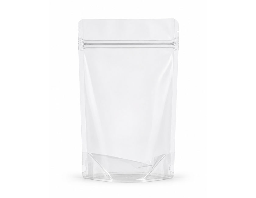 Recyclable transparent Doypack® pouch