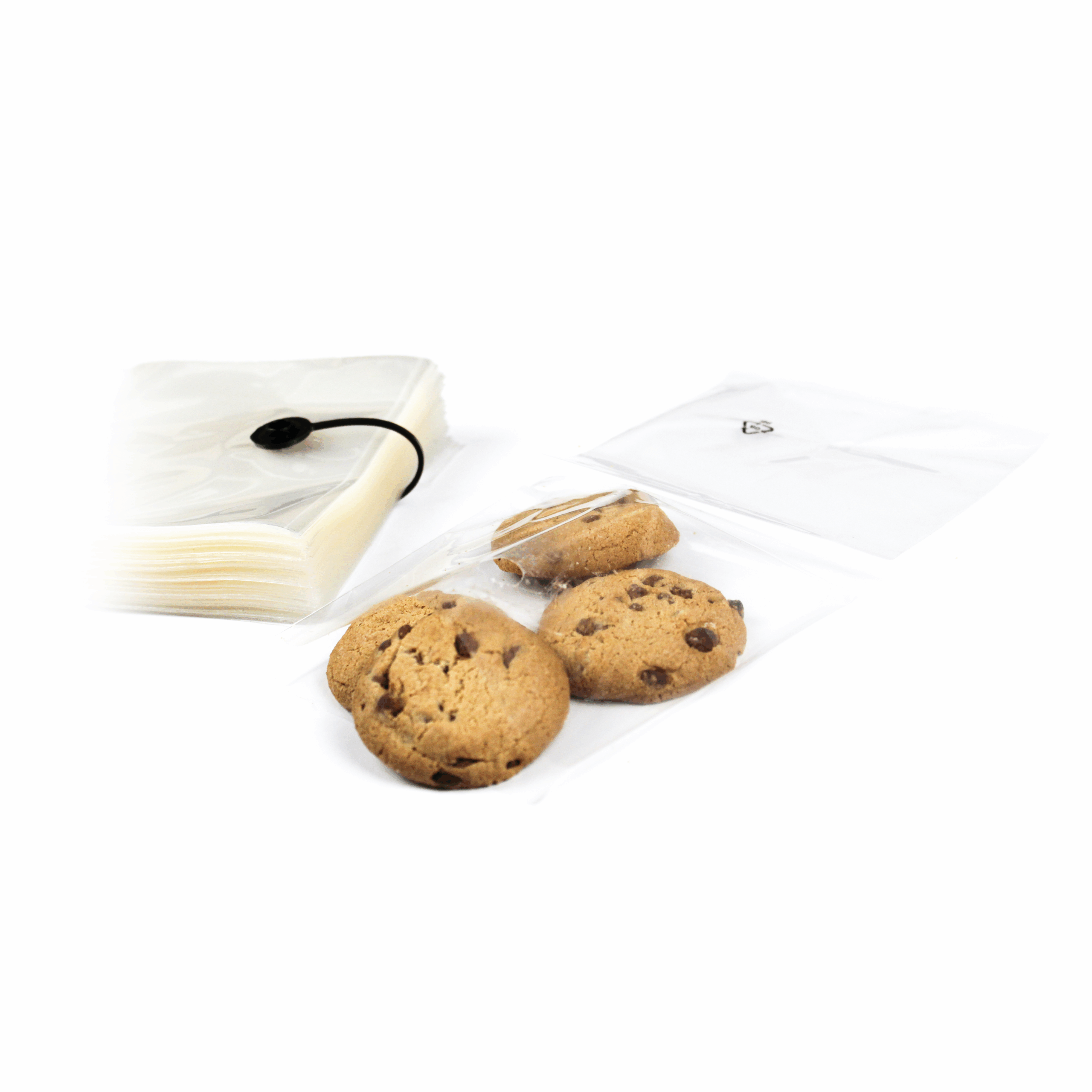 Bolsas de plástico empaquetadas con clip