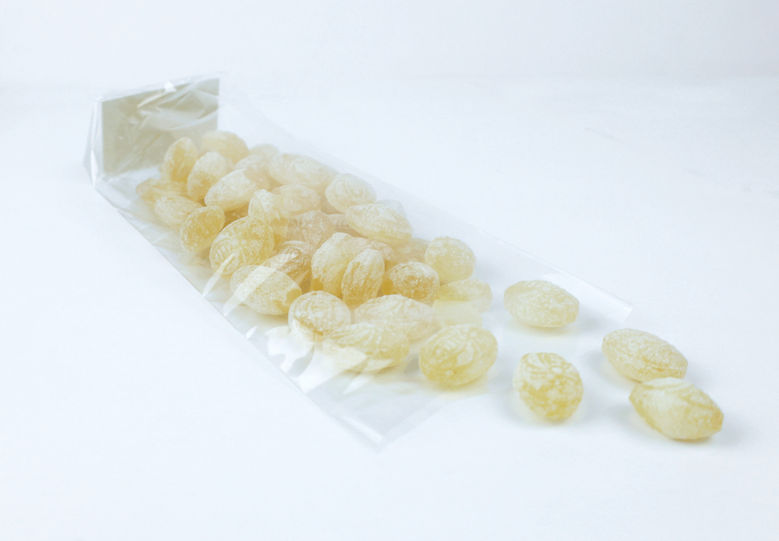 Sachet crystale transparent avec fond carton pour bonbon