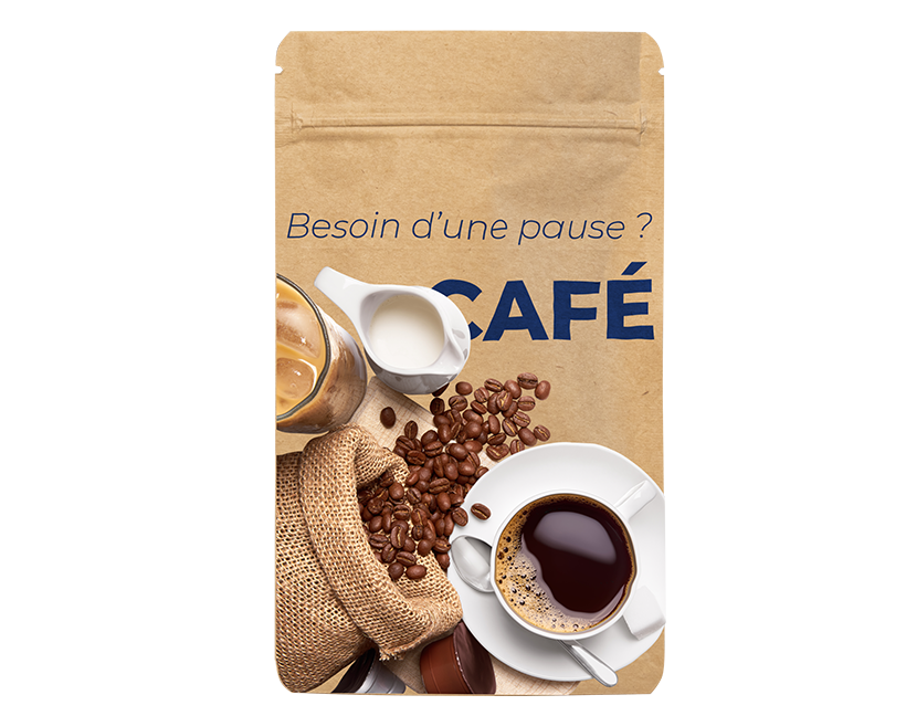 Packaging personnalisé doypack® de café