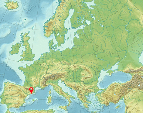 Carte de Flexico en Espagne